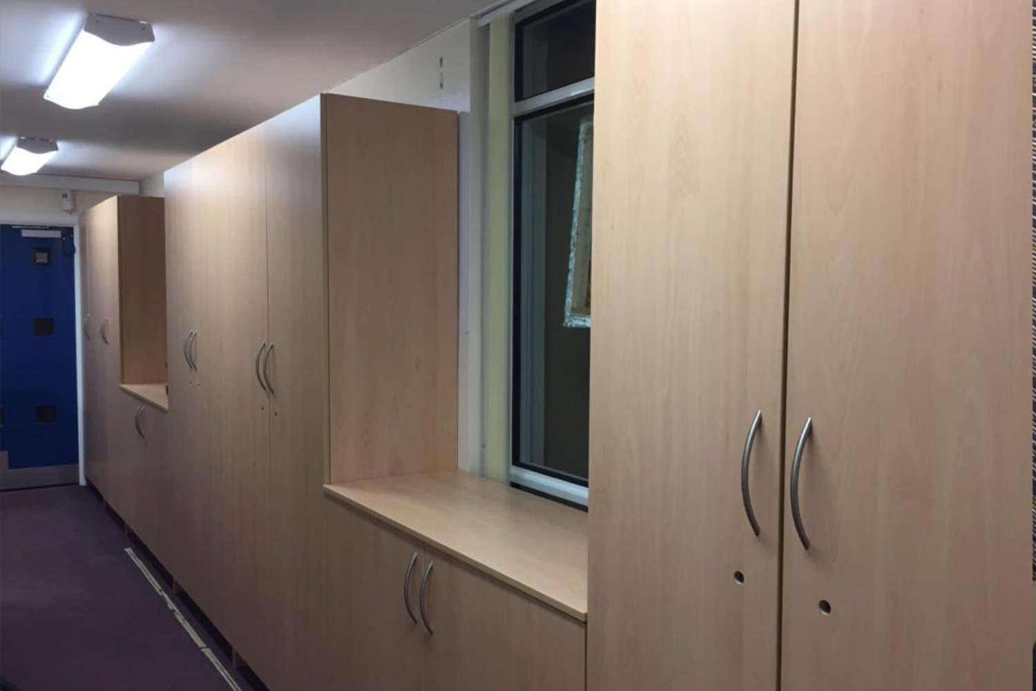 W&W Building Contractors Bespoke Cabinetry Crawshawbooth Primary School - Greater Manchester