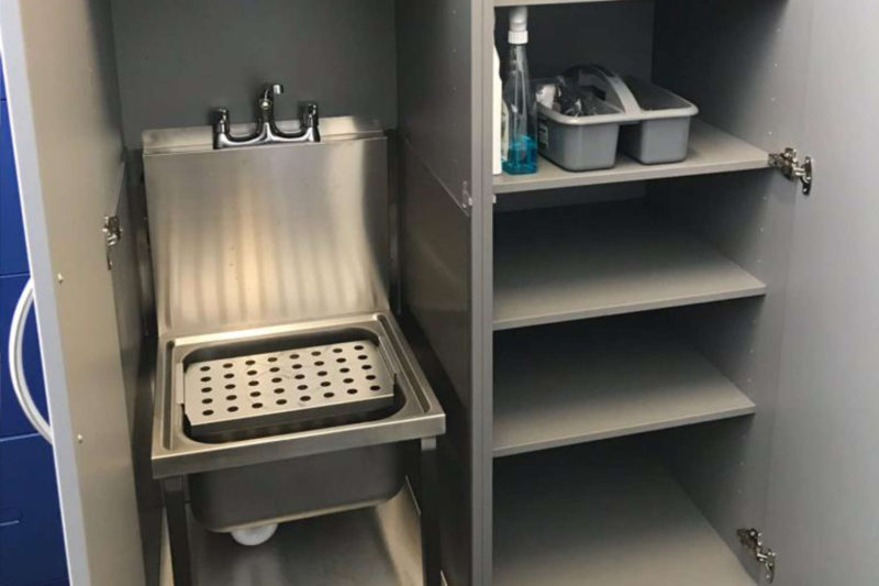 prison architect cleaning cupboard