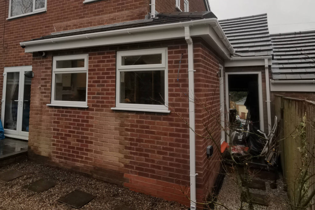 W&W Building Contractors kitchen extension Woodville - Greater Manchester - after