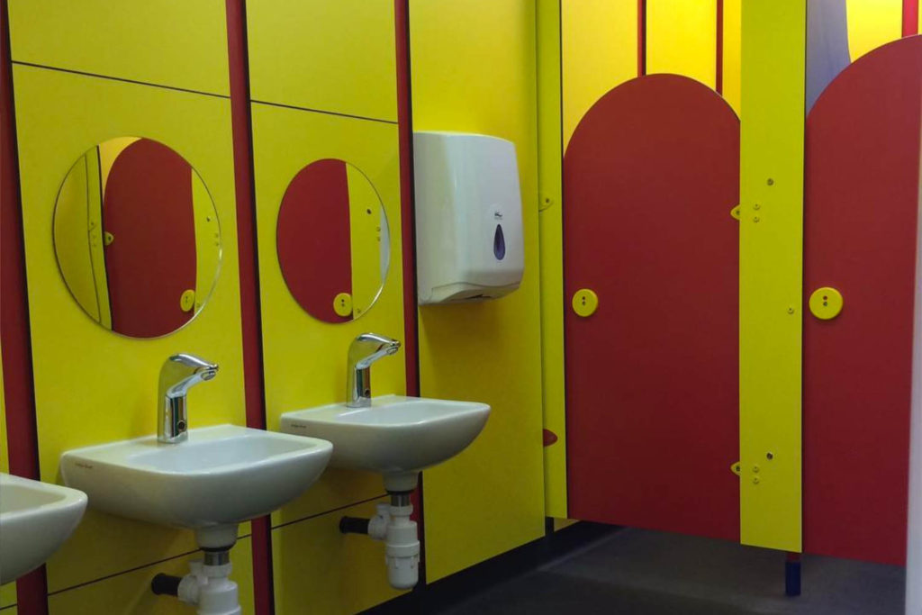 school toilet wc refurbishment - Greater Manchester
